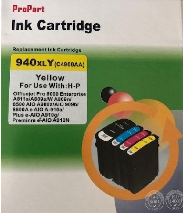 Tinteiro HP 940 (Amarelo)